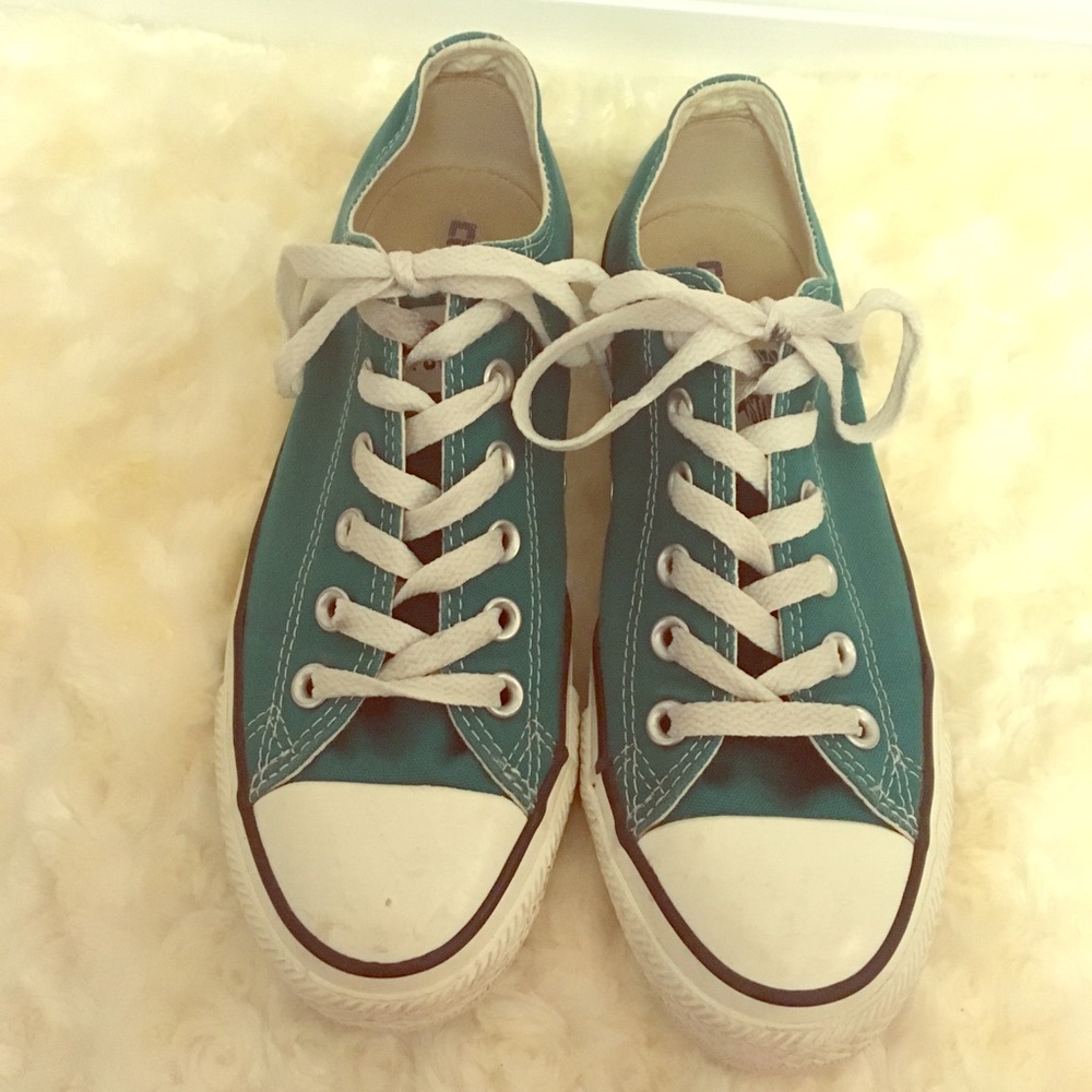 Teal Converse All Star Sneakers